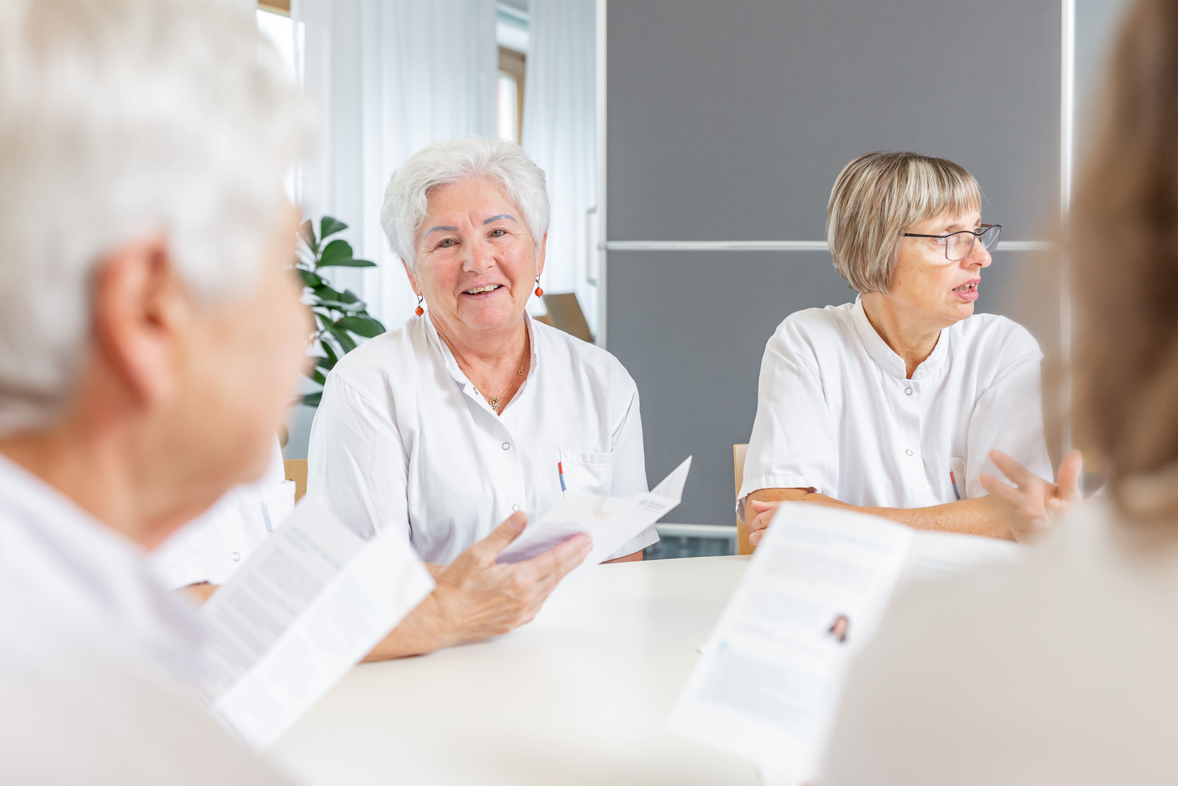 Ehrenamtliche Mitarbeiterin auf der Palliativstation